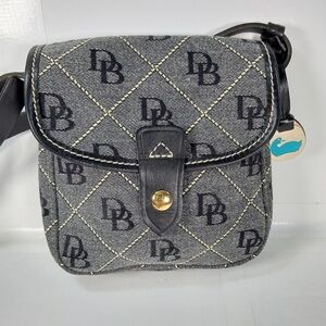 Dooney & Bourke Black and Gray Crossbody Bag